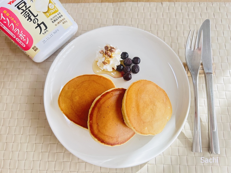 豆乳ヨーグルト-朝ごはん