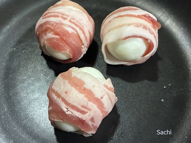簡単肉巻き玉子