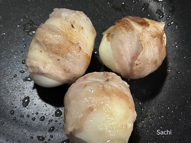 簡単肉巻き玉子